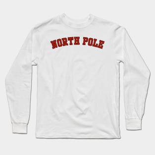 North Pole Varsity Long Sleeve T-Shirt